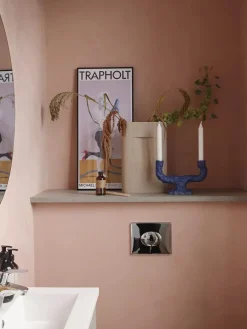 Dito Candle Holder bright blue, double fra<Ferm Living Clearance