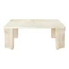 Doric Coffee Table 80 x 80 cm, Neutral White Travertine fra<GUBI Best