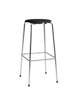 Dot Høj Barstol m. 4 ben, sortlakeret ask af Arne Jacobsen<Fritz Hansen Online