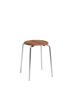 Dot Skammel, valnød finer af Arne Jacobsen<Fritz Hansen Best