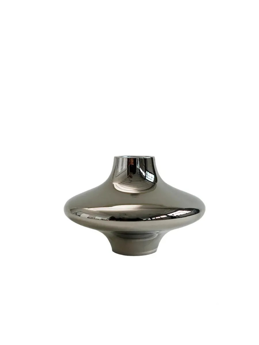 Doublet Candleholder Small, silver fra<Hein Studio Hot