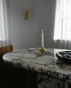 Doublet Candleholder Small, silver fra<Hein Studio Hot