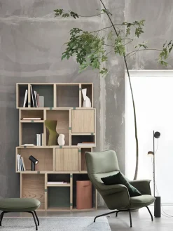 Doze Lounge Chair inkl. Fodskammel, easy leather root fra<Muuto Best