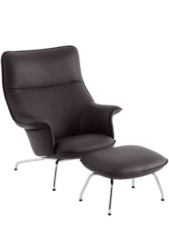 Doze Lounge Chair inkl. Fodskammel, ocean 80 fra<Muuto Online