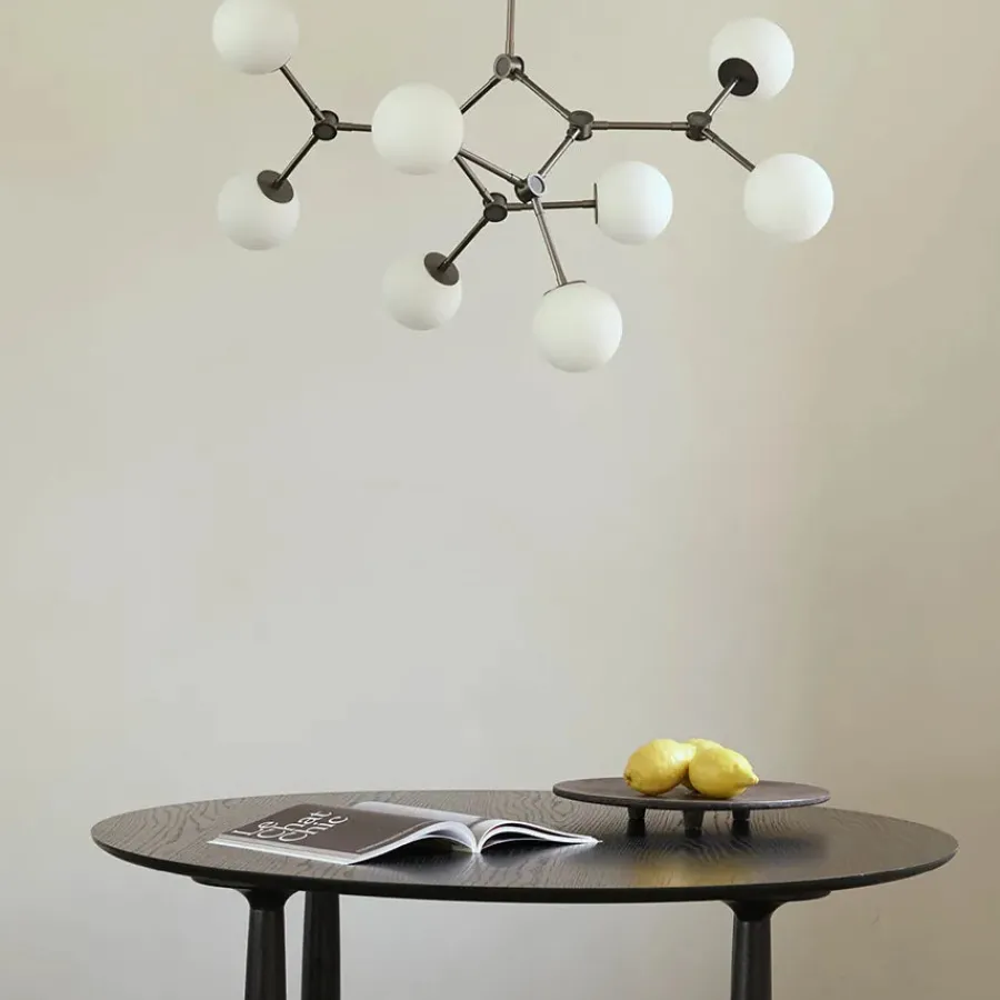 Drop Bulp Chandelier, mini grey fra<101 Copenhagen Clearance