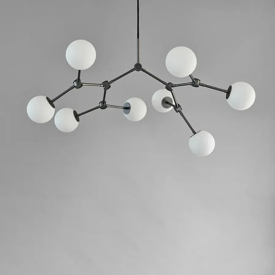 Drop Bulp Chandelier, mini grey fra<101 Copenhagen Clearance