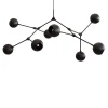 Drop Chandelier Globe, Burned Black fra<101 Copenhagen Hot