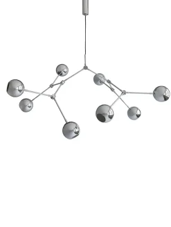 Drop Chandelier Globe, Chrome fra<101 Copenhagen Sale