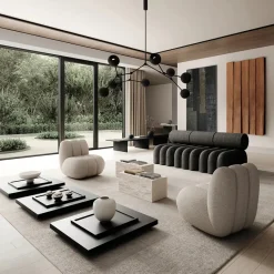 Drop Chandelier Globe, Chrome fra<101 Copenhagen Sale