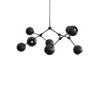 Drop Chandelier Globe, Mini, Burned Black fra<101 Copenhagen Clearance
