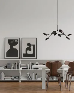 Drop Chandelier, mini burned black fra<101 Copenhagen Best