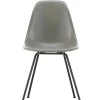 Eames Fiberglass Chair DSX, sortlakeret fra<Vitra Best