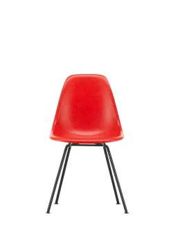 Eames Fiberglass Chair DSX, sortlakeret fra<Vitra Best