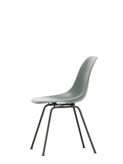 Eames Fiberglass Chair DSX, sortlakeret fra<Vitra Best