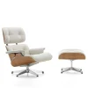 Eames Lounge Chair inkl. Fodskammel, valnød/Nubia fra<Vitra Sale