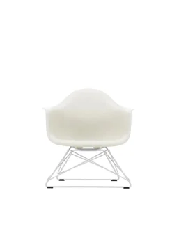 Eames Plastic Armchair LAR, hvidlakeret fra<Vitra Sale