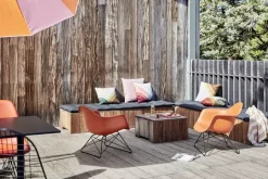 Eames Plastic Armchair LAR, forkromet fra<Vitra New