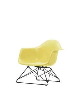 Eames Plastic Armchair LAR, sortlakeret fra<Vitra Clearance
