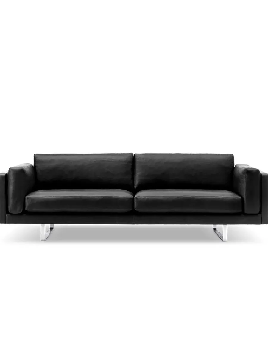 EJ 280 Pure Sofa i sort læder fra Erik Jørgensen<Fredericia Furniture Online