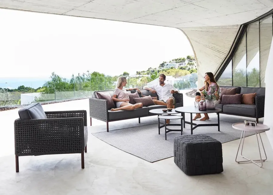 Encore 2-pers. Sofa, Soft Rope fra<Cane-line New