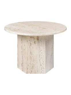 Epic Coffee Table Ø60 cm, travertine fra<GUBI Hot