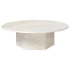 Epic Coffee Table Ø110 cm, travertine fra<GUBI Hot