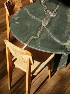 Epic Outdoor Dining Table, elliptical fra<GUBI Clearance