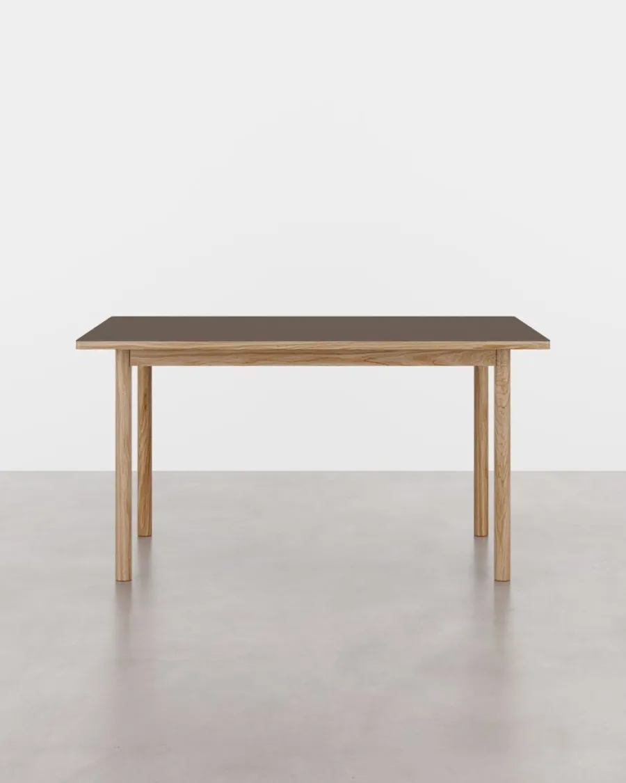 ESSENTIAL OAK spisebord 140x90 cm Espresso, fra<Tablelab Outlet