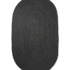 Eternal Oval Jute Rug - Black fra<Ferm Living New