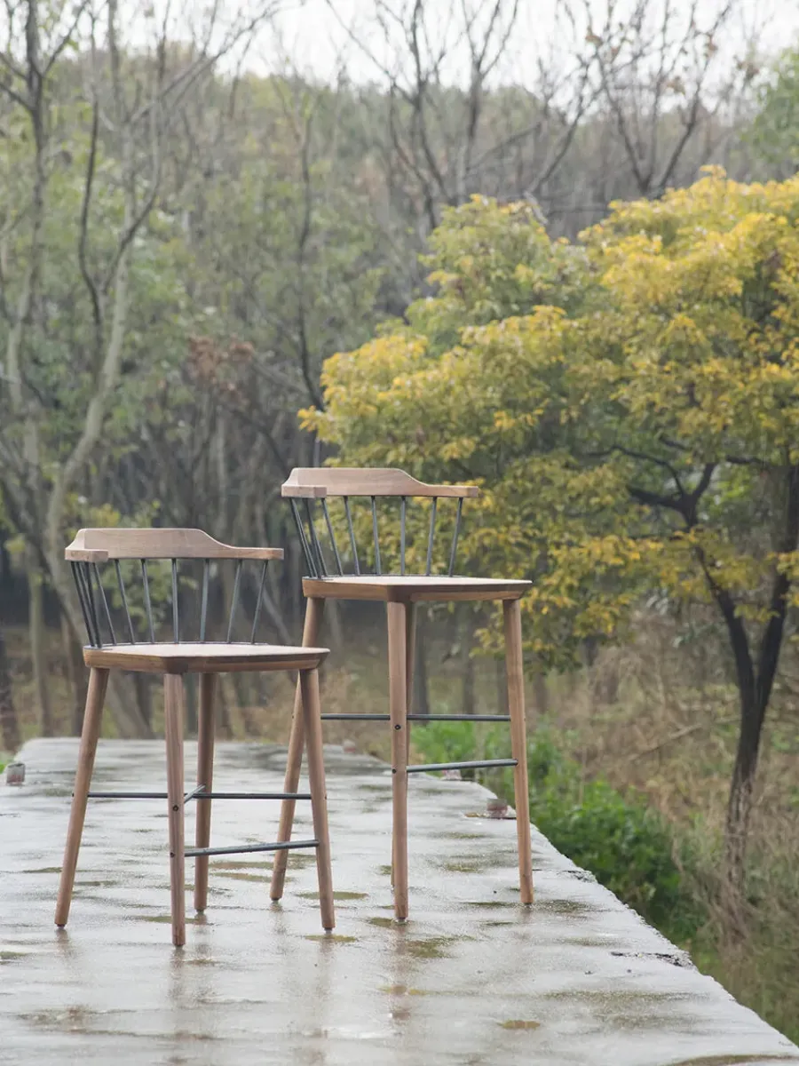 Exchange Counter Stool SH 61, walnut fra<Stellar Works Hot