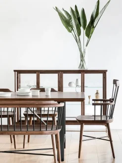 Exchange Highback Chair, walnut fra<Stellar Works Hot