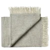 Fanø Plaid, light nordic grey fra<Silkeborg Uldspinderi Clearance