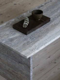 Fjer Sofabord 160 cm, travertin silver fra<Wabi Sabi Nordic Hot