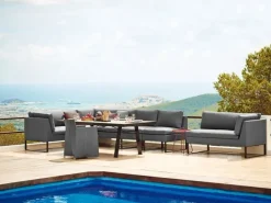 Flex 2 pers. Modulsofa inkl. Sunbrella Hynde, højre fra<Cane-line Online