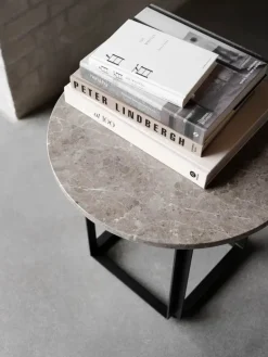 Florence sidebord Ø50, Gris Du Marais fra<New Works