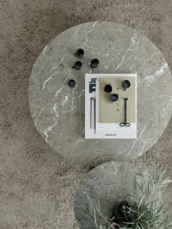 Florence sofabord Ø90, black marquina fra<New Works