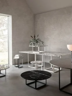 Florence sofabord Ø90, Gris Du Marais fra<New Works Outlet