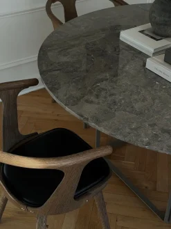 Florence spisebord Ø145, white carrea fra<New Works Sale