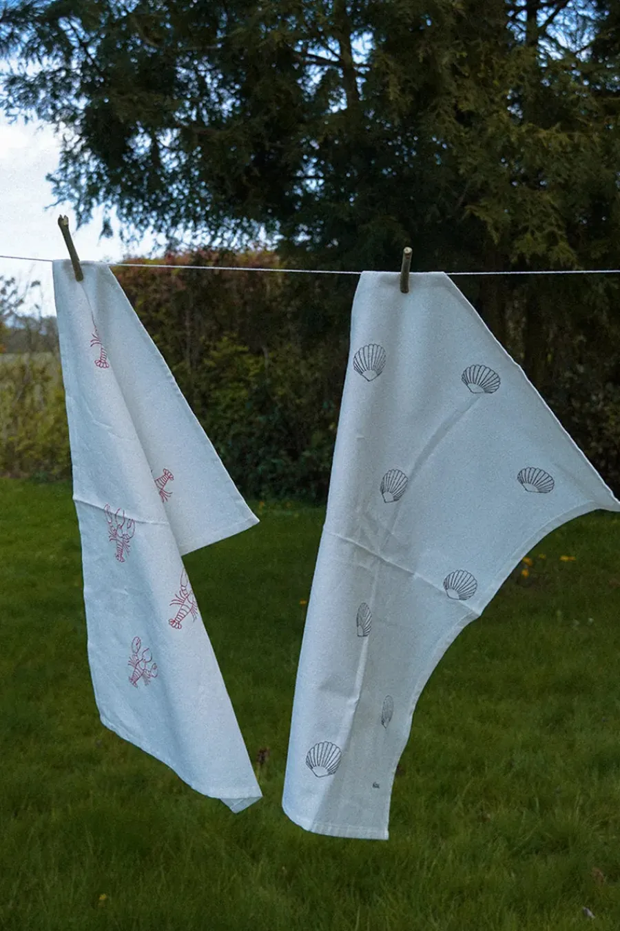 Flower Viskestykke fra<Blåmst Outlet