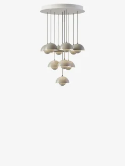 Flowerpot Chandelier VP10, 10 pendants reversed fra<&Tradition Sale