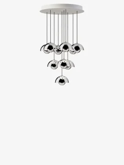 Flowerpot Chandelier VP10, 10 pendants reversed fra<&Tradition Sale