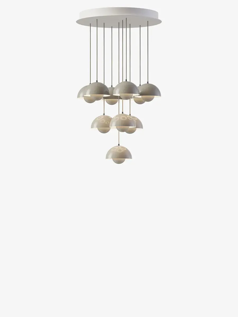Flowerpot Chandelier VP10, 10 pendants reversed fra<&Tradition Sale