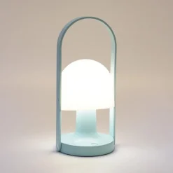 Follow Me blå bordlampe fra<Marset Discount