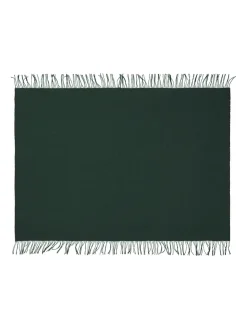 Franja Plaid, green/black fra<Silkeborg Uldspinderi Discount