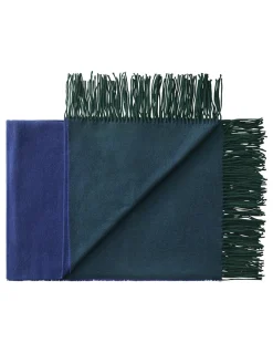 Franja Plaid, green/black fra<Silkeborg Uldspinderi Discount