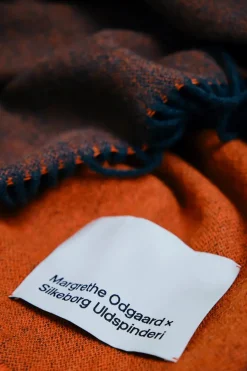 Franja Plaid, green/blue fra<Silkeborg Uldspinderi Online