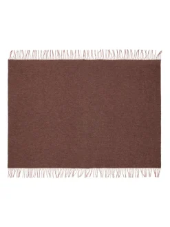 Franja Plaid, green/orange fra<Silkeborg Uldspinderi Best