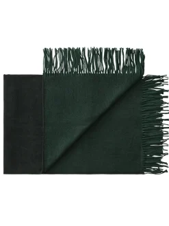 Franja Plaid, green/orange fra<Silkeborg Uldspinderi Best