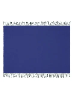 Franja Plaid, pink/yellow fra<Silkeborg Uldspinderi Clearance