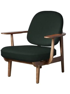 Fred Lænestol, valnødfarvet eg fra<Fritz Hansen